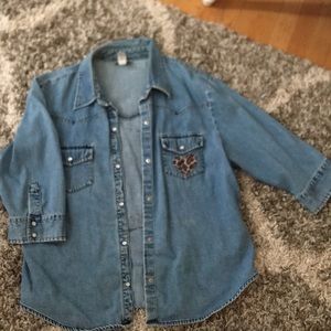 Custom Jean Button Down
